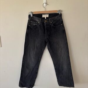THE GREAT. Women’s Dark Gray Straight Jeans